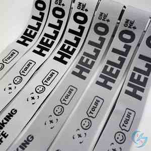 High Quality Soft Spandex/Nylon Custom Logo Jacquard Elastic Waistband Woven Elastic Band for Clothing Shoes & Underwear - Product Image 3