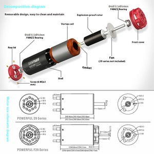 Nguồn nhà máy cạnh tranh lớp <span class=keywords><strong>RC</strong></span> động cơ không chổi than hợp kim nhôm không bị cản trở công nghiệp công cụ điện tương thích bay không người lái phụ kiện - Product Image 2