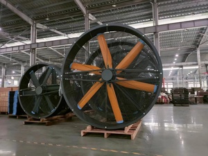Ventilador de Tambor Industrial de Alta Velocidad de 1.5m (5 Pies), Ventilador Portátil Silencioso para Gimnasio, Ventilador de Pedestal para Exteriores - Product Image 2