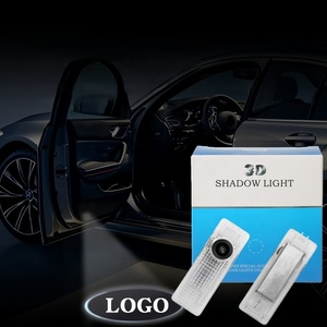 Lumière de bienvenue sans fil pour voiture avec logo personnalisé, plusieurs motifs disponibles, lentille haute définition 5W, lumières de porte de voiture avec logo - Product Image 2