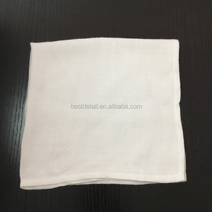 16x16 White Soft Skin Care Pure Gentle Baby Facial Cleansing Exfoliating Makeup Remover Bamboo <strong>Washcloth</strong> Muslin Face Cloth - Product Image 5