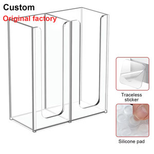 Bespoke <span class=keywords><strong>2</strong></span>-วงเวียนใสใสอะคริลิคใสที่วางแก้วเครื่องดื่มที่วางแสดงสำหรับวางถ้วยกาแฟใช้งานได้ - Product Image 1