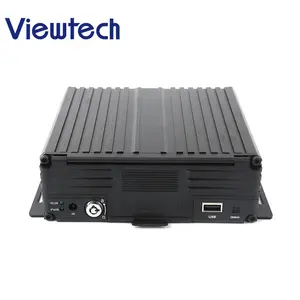 Sistem Monitor keselamatan DVR PC seluler Bus 22 inci VGA RCA Audio Video Output kotak hitam pemantauan perekaman waktu nyata GPS 4G