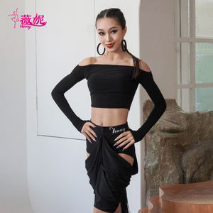 Abiti da Ballo Latino Vennystyle Unici dalle Migliori Prestazioni in Saldo Nuovo Completo da Allenamento Monospalla con Frange Due Pezzi per Adulti - Product Image 5