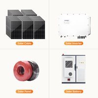 Pack HV modulaire LiFePO4 à refroidissement par air 200-400 kWh, onduleur hybride Solis 100-125 kW avec prise en charge parallèle pour stockage commercial moyen