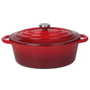 Enamel Casserole Set Big Cooking Pots Cast Iron Dutch Oven Non-stick Kitchen Cookware For Cooking Set