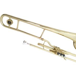 Trompette professionnelle en or laqué pour <span class=keywords><strong>trombone</strong></span> <span class=keywords><strong>plat</strong></span> B de performance pour débutants en laiton BB et EB Tone - Product Image 4