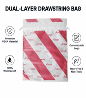 Sac étanche en EVA écologique, pochette réutilisable à cordon pour maillots de bain et combinaisons de plongée, rangement de voyage