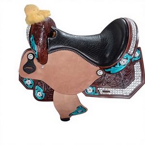 Premium Leather Hand Made Designer Durable Comfortable Racing Western English Horse Saddle Wood/Plastic Wholesale High Quality - Product Image 1