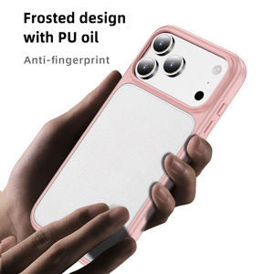 เคสโทรศัพท์ Laudtec Premium Matte Soft TPU Frame พร้อมฝาหลังแข็ง PC สำหรับ iPhone 18 Pro/Pro Max รองรับ OEM/ODM - Product Image 3