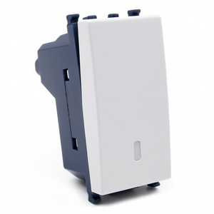 Interruptor Desviador de un Solo Polo Blanco Compatible con Vimar Arke - Product Image 3