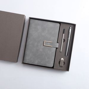 Set de Regalo Corporativo con Logotipo Personalizable - Regalos Promocionales Empresariales: Libreta, Memoria USB, Bolígrafo Metálico con Recarga - Product Image 6