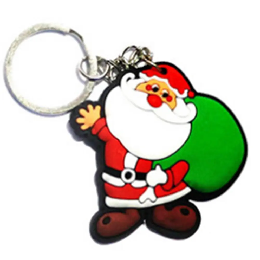 Promotion Custom Rubber Key Chains Soft PVC Keychain with Your Logo 2D/3D Silicone Rubber Keyring Soft Rubber Keychains