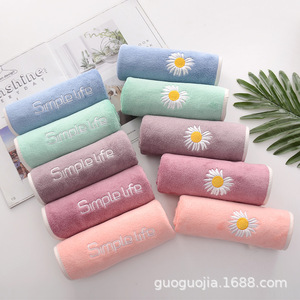 Toalla de microfibra Guoguojia de 75x35 cm, absorbente de secado rápido, para uso doméstico, peluquería y belleza - Product Image 4