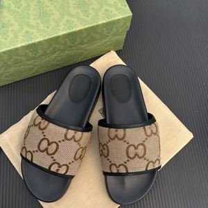 รองเท้าแตะชายหาดสุดหรู ปี 2025 รองเท้าแตะกลางแจ้ง GG รองเท้าแตะผู้หญิงแบรนด์หรู รองเท้าแตะดีไซเนอร์ รองเท้าแตะสไลด์แบรนด์ GU สำหรับผู้หญิง - Product Image 2