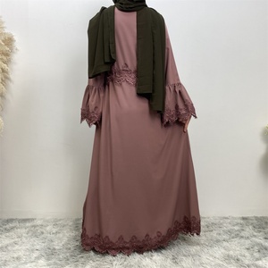 16001 #   Vestidos Musulmanes en Oferta, Vestidos de Noche Musulmanes de Manga Larga de Alta Calidad, Vestido Bordado de Moda para Mujer - Product Image 3