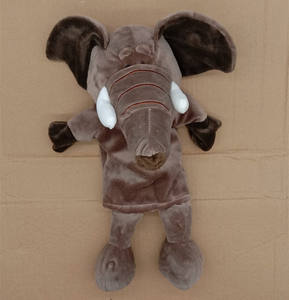 Giocattolo di Peluche Animale per Educazione Precoce e Interazione: Può Aprire la Bocca, Marionetta Cavallo, Mucca, Paperella Gialla, <span class=keywords><strong>Leone</strong></span>, Pecora - Product Image 5