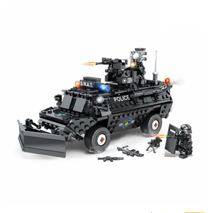 Khối Xe Xử Lý Bom 424 Khối Gạch Loạt Cảnh Sát Chất Lượng Cao Khối Xếp Hình Sáng Tạo Cho Trẻ Em - Product Image 6