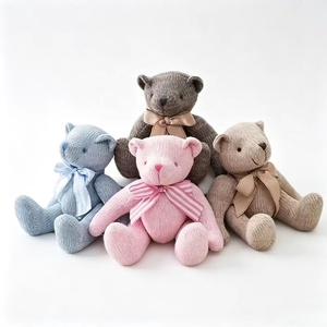 Super Carino <span class=keywords><strong>Orsetto</strong></span> di Peluche Articolato Lavorato all'Uncinetto <span class=keywords><strong>Amigurumi</strong></span>, Giocattoli di Peluche a Forma di <span class=keywords><strong>Orsetto</strong></span> - Product Image 1