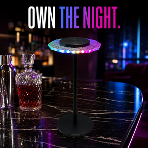 Lampada da Tavolo <span class=keywords><strong>UFO</strong></span> RGB OEM Ricaricabile, Luce Notturna LED Senza Fili in Acrilico, Controllo Touch USB-C, Lampada d'Ambiente per Camera da Letto, Bar, Regalo - Product Image 5