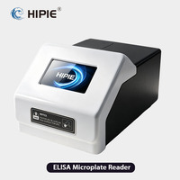 Lecteur de microplaques ELISA 340-750nm avec 8 roues de filtres, plaque à 96 puits, lecture rapide en 6s, écran tactile Android