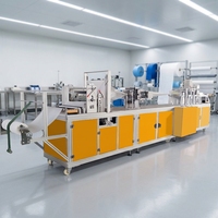 Machine entièrement automatique pour la fabrication de casquettes médicales en tissu non tissé, machine à ultrasons pour bonnets en tissu non tissé, machine pour casquettes chirurgicales