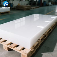 Panneau acrylique transparent flexible Xinhai 1220*2440 4X8Ft PMMA, plaque acrylique transparente givrée diffuseur de lumière
