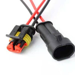 1.5 Series Male and Female Joint Connector 2pins Harness Plug AMP Automotive <b>Waterproof</b> Electrical Connector - Product Image 4