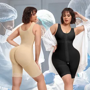 Ukuran besar kontrol perut seluruh tubuh pengangkat pembentuk tubuh Fajas Colombianas Shapewear untuk wanita Faja Para Mujeres