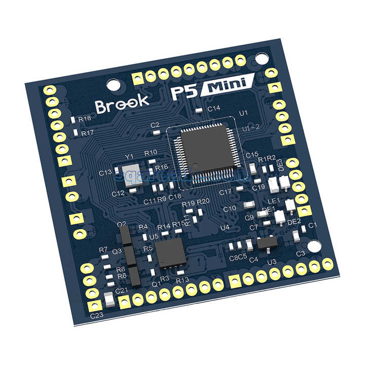 Mini Hitbox PCB Arcade Brook P5 Mini Fighting Board