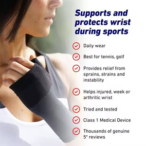 Professional Wrist Compression Sleeve with Palm Pad for Carpal Tunnel Support - Product Image 5