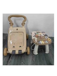 Juguete Educativo 2 en 1 para Bebés <span class=keywords><strong>y</strong></span> Niños Pequeños: Rompecabezas, Entrenamiento, Fitness, Deportes, Cochecito, Andador <span class=keywords><strong>y</strong></span> Mesa de Aprendizaje - Product Image 4