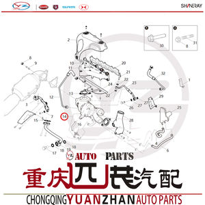 Piezas Automotrices, Colector de Escape del Motor 1.5T, Dispositivo de Turbocompresor para <span class=keywords><strong>SWM</strong></span> G01 <span class=keywords><strong>G01F</strong></span> - Product Image 6