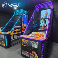 Machine de tir au basket-ball d'arcade commerciale à monnayeur VART