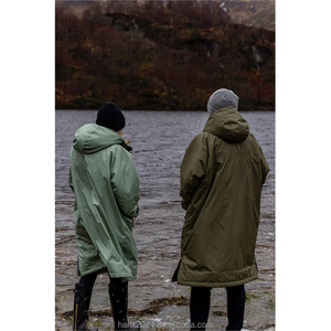 Cambiador Forrado Sherpa Reciclado Verde Palma Camo Albaricoque Talla XS - Product Image 4
