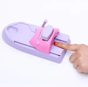 BIN Professional Salon Nails Stamping Machine Manual Nail Art Printer Set