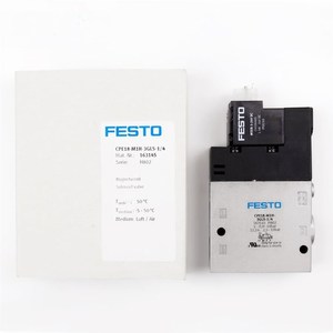 Vanne solénoïde Festo CPE18-M1H-3GLS-1/4 24V DC à montage sur panneau pour contrôle industriel de l'air - Product Image 1