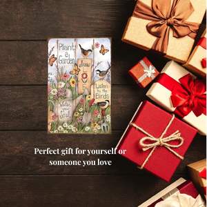 Rustiek Aluminium <span class=keywords><strong>Vintage</strong></span> Bord Met Een Leuk Bloemen-En Vogelontwerp, Metalen Bord Voor Binnenplaats, Garage, Boerderij, Buitentuin - Product Image 4