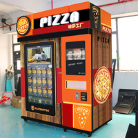 Máquina Expendedora de Pizza Inteligente con Pantalla Táctil 2022 en Venta, Totalmente Automática, para Exteriores, Comida Rápida Caliente y Fresca, Autoservicio