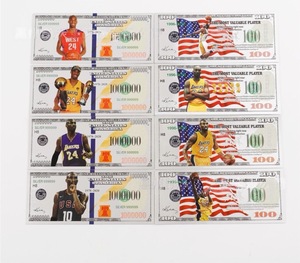 Moneda Conmemorativa de Cien Dólares de la Colección NBA Argent, con Grabado de Partido de Baloncesto, en Lámina de Oro y Material Metálico - Product Image 2