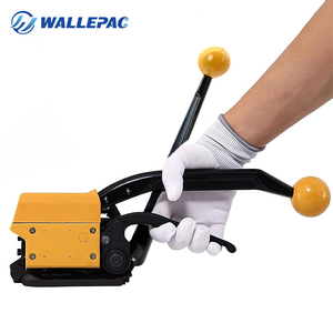 Máquina Flejadora Manual de Acero Inoxidable Wallepac A333, Herramienta de Flejado sin Hebilla Metálica para Flejes de Acero de 1/2" y 3/4 de Pulgada de Ancho - Product Image 1