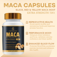 Complément Herbal Maca Noire : Performance et Vitalité Accrues pour Hommes et Femmes - Capsules de Maca Noire Plus
