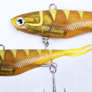 Leurre souple VIB Twintails 20g <span class=keywords><strong>9</strong></span>,5cm pour la pêche en mer, 16 couleurs, imprimé en 3D, appât souple en plomb pour saumon, <span class=keywords><strong>3x</strong></span> Stock - Product Image 2