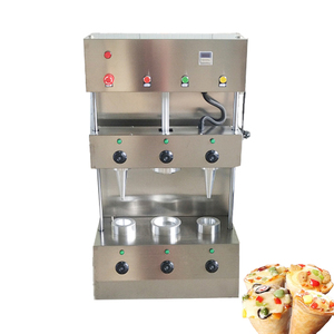 Machine à cuire les cônes à pizza électriques à 4 moules, équipement de cuisson en acier inoxydable pour les hôtels - Product Image 4