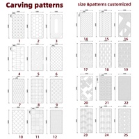 Panneaux acoustiques insonorisants au design moderne Films en bois PVC pour chambre à coucher Hôtel Appartement Intérieur Mur Plafond Décoration NRC