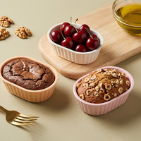 Wiederverwendbare Silikon-Ovale Muffin-Backförmchen Antihaftbeschichtet Hochtemperaturbeständig Heißluftfritteuse-Backform für Zuhause und Küche