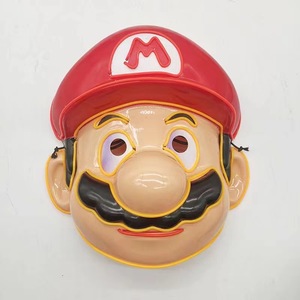 <span class=keywords><strong>Masque</strong></span> lumineux LED <span class=keywords><strong>Mario</strong></span> Super <span class=keywords><strong>Mario</strong></span>, <span class=keywords><strong>masque</strong></span> de dessin animé, jeu, anime, fête costumée, spectacle, <span class=keywords><strong>masque</strong></span> lumineux LED pour fête d'Halloween - Product Image 3