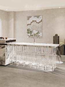 Mesas de Centro y mostradores de Bar de lujo personalizados, muebles de piedra de primera calidad para hoteles y hogares, decoración de piedra personalizada de alta calidad - Product Image 4