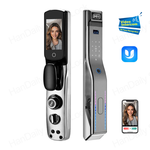 Handaily Usmart Go Remote riconoscimento facciale 3D serratura intelligente impronta digitale senza fili blocco porta supporto Video di conversazione - Product Image 1