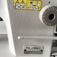 Nouvelle marque Jukis DDL-8700 1-aiguille Point Noué Machine pour matériel de poids Moyen